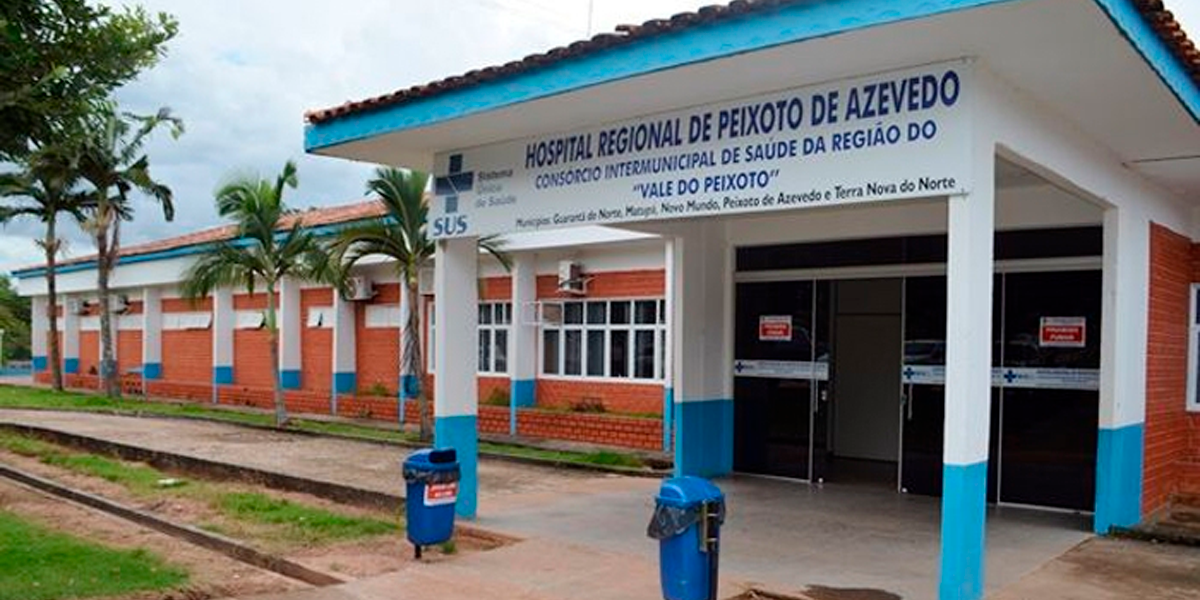 Hospital Regional de Peixoto de Azevedo, pode mudar de local. (Foto: Divulgao)