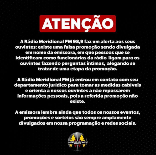 IMAGEM: MERIDIONAL FM