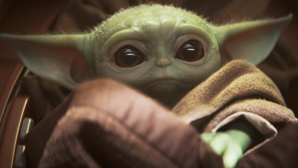 Baby Yoda, da srie 'The Mandalorian'  Foto: Divulgao
